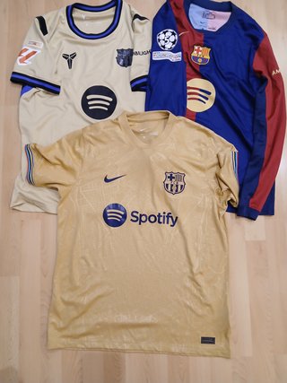 3 Camisetas FC Barcelona Talla L