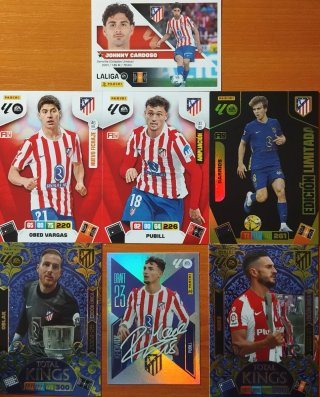 Lote de cromos Atlético de Madrid Panini