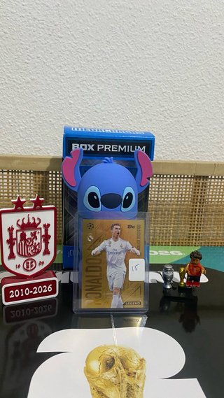 Cromo Cristiano Ronaldo Topps Gold Edition