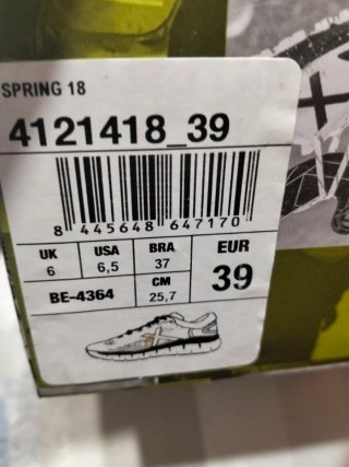 Zapatillas Munich Negras Talla 39