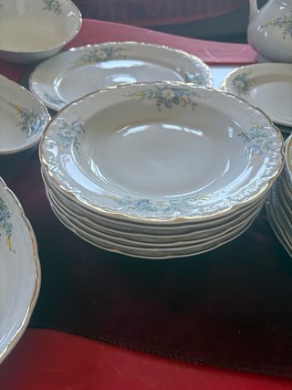 Servizio da tavola in fine porcellana