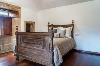Estructura Cama Antigua Madera Maciza 150x200