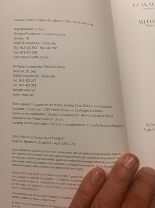Euskal mitologia: izena duen guztia omen da = M...