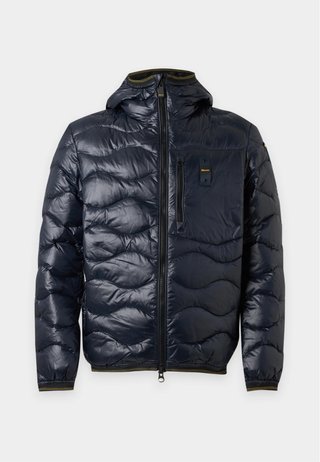 Chaqueta Blauer azul acolchada con capucha