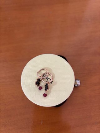 Pendientes Tous Oso Negro y Rojo