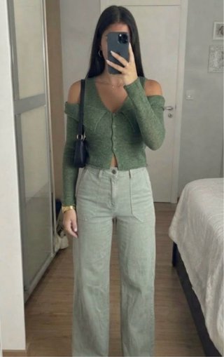 Jersey hombros descubiertos Zara