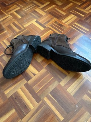 Botines Marrones Cremallera y Cordones