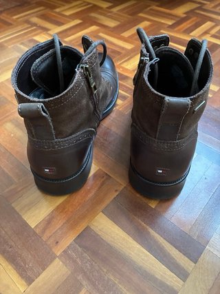 Botines Marrones Cremallera y Cordones