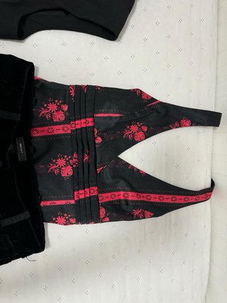 Traje de Terciopelo Mango (Pantalón, Blazer, Top)