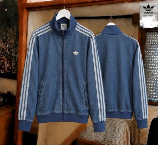 Giacca Adidas Denim Blu