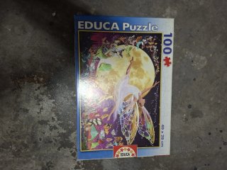 Puzzle Educa 100 Piezas Hada Luna Mariposas