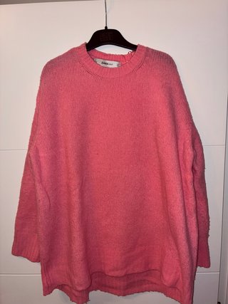 Jersey Oversize Zara Rosa Talla S
