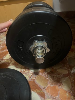 Mancuernas ajustables con discos 12.5kg + 1.25