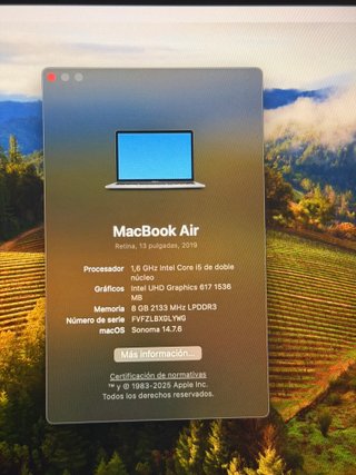 MacBook Air 13 (2019) i5 8GB/128GB