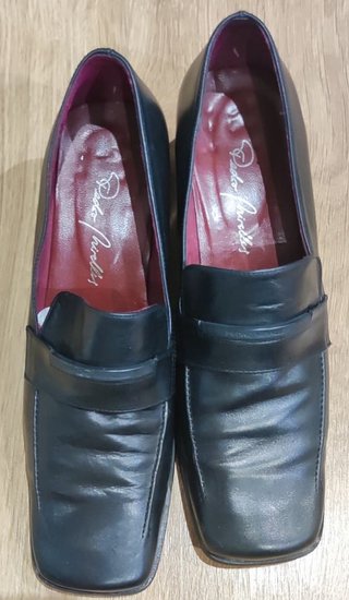 Mocasines Pedro Mirelles Talla 40 Tacón Ancho
