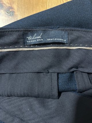 Traje de hombre Mango azul