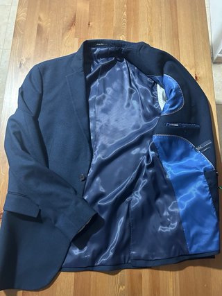Traje de hombre Mango azul