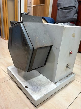 Bombo rotativo industrial para desbaste y pulido