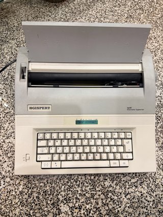 Máquina de escribir GISPERT TW91