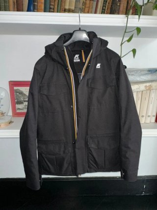 Giubbotto K-Way uomo nero