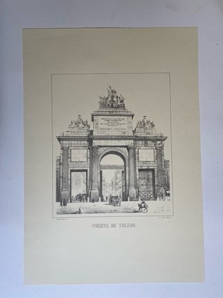Láminas facsímil Madrid 1800