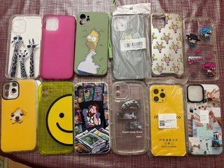 Lote de 12 fundas para iPhone 12