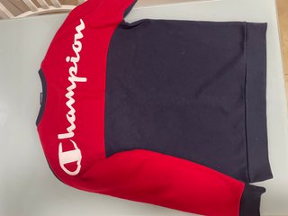 Sudadera Champion Roja y Azul
