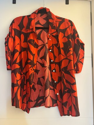 Camisa de Hilo Estampada