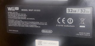 Nintendo Wii U Nera 32 Gb