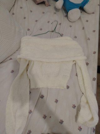 Jersey Crema de Cuello Alto