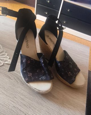 Alpargatas Inextenso Negras Talla 37