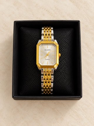 Reloj Irlandy Quartz Dorado y Plateado