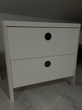 Pack 2 Cómodas IKEA Blancas 2 Cajones