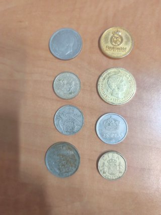 Lote de monedas antiguas