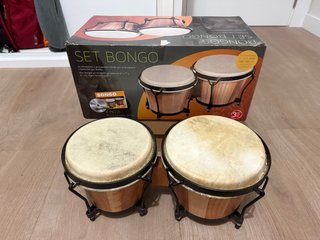Set de Bongos con CD