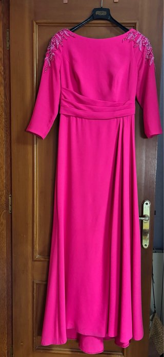 Vestido fiesta largo Rosa Clara fucsia