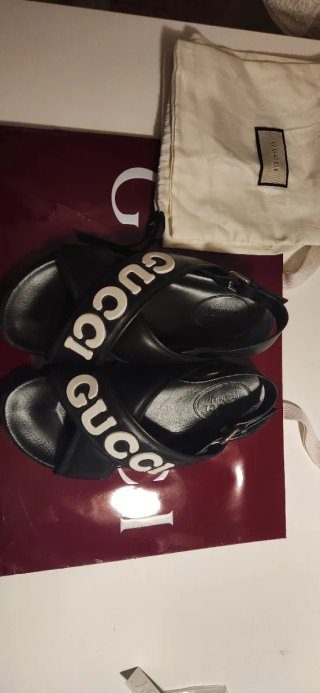 Sandalias Gucci Negras