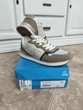 Zapatillas Mustang Beige/Marrón Talla 40