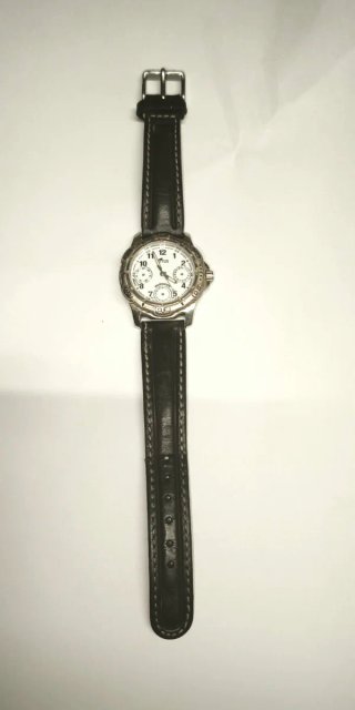 Reloj Lotus Multifunción Negro y Plateado