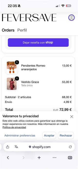 Vestido Feversave Estampado