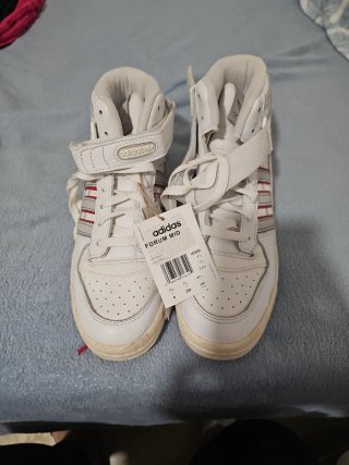 Zapatillas Adidas Forum Mid Blancas