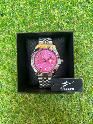 Reloj RICECGO Plateado con Esfera Rosa