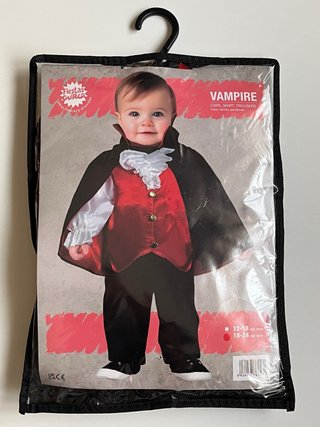 Disfraz vampiro 18-24 Meses