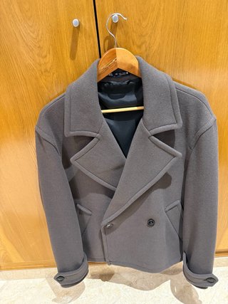 Abrigo Zara Gris Talla S unisex