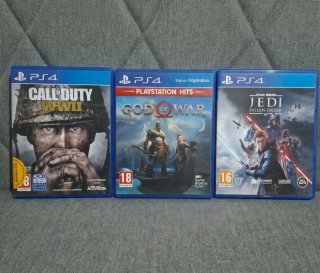 3 Giochi PS4 (Call of Duty, God of War, Jedi)