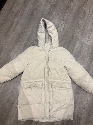 Abrigo Mango niña beige