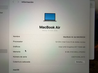 MacBook Air A1932 Plata