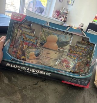 Colección Pokémon Relaxo EX y Heiteira EX (Alemán)