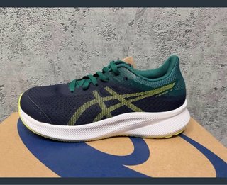 Zapatillas Asics Patriot 13 Junior Azul/Verde