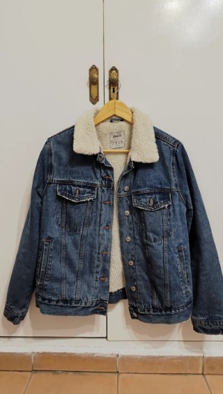 Chaqueta Vaquera con Borrego.
